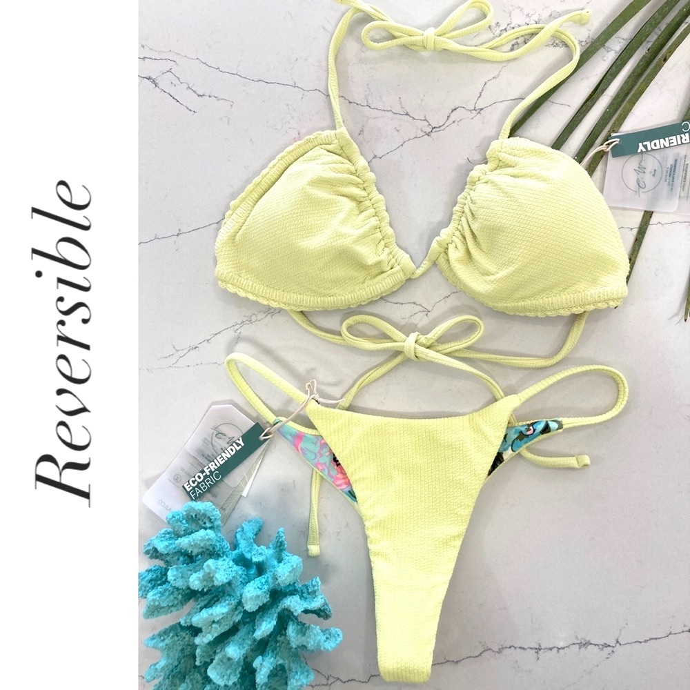 MAAJI, Set Top & Micro Mini Chi Chi Thong. Large top, small bottoms. - Picture 12 of 16